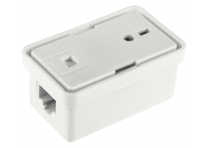 Однопортова розетка LogicPower LP2309 (LP-112) RJ-45 Cat.5e UTP