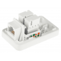 Однопортова розетка LogicPower LP2309 (LP-112) RJ-45 Cat.5e UTP