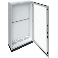 Підлоговий щит із прозорими дверима Hager FR23L1 Univers IP55/II 1850x800x275мм із цоколем h=100мм