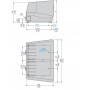 Подвійний педальний вимикач Schneider Electric XPER3100D із кришкою (оранжевий)