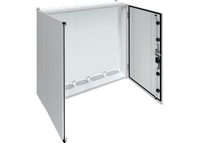П'ятисекційна шафа Hager FR95S Univers IP55/II 1400x1300x275мм (сірий)
