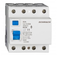ПЗВ Schrack AR056103 10кА 63А 30мА 4P тип A