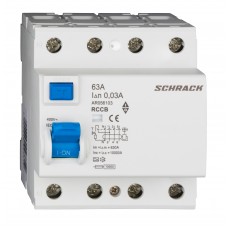 ПЗВ Schrack AR056103 10кА 63А 30мА 4P тип A