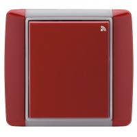 Рамка 1-місна карміновий/сіро-крижаний, Element, АВВ