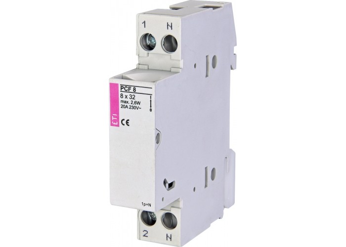 Роз'єднувач запобіжник ETI 002530002 PCF 8 1P+N 400V