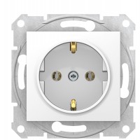 Розетка Schneider Electric Sedna SDN3001821 із заземленням (білий)