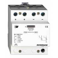 Розрядник для фотовольтаїки Schrack IS011110 1000В DC 12,5kA клас I+II (B+C)