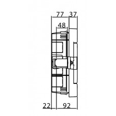 Щит вбудований 18 мод. з дверцятами RAL9016 Ram Base, DKC