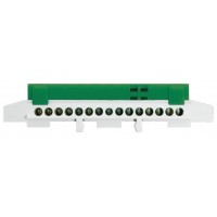 Шина заземлення SEZ E 4173-15/Z IP20 (E.4173-15/Z) зелена