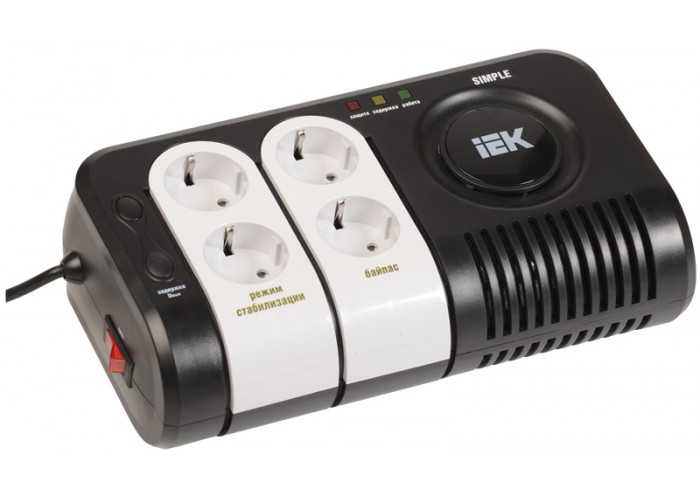 Стабілізатор напруги IEK Simple 1,5 кВт