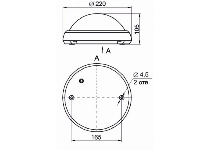 Світильник LED IEK ДПО 3031 12Вт 4500K IP54