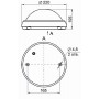 Світильник LED IEK ДПО 3031 12Вт 4500K IP54