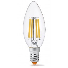 Світлодіодна філаментна лампа Videx Filament C37F E14 6Вт 3000K (VL-C37F-06143)