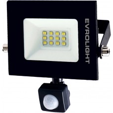 Світлодіодний прожектор із датчиком руху Evrolight EV-10D (56748) 10Вт 6400К