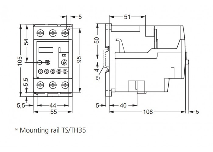 Теплове реле Schrack LST22000 14-20А розмір 2