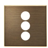 Центральна плата 3xRCA розетки ABB Sky 2CLA855530A1201 8555.3 OE (золото)