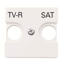 Центральна плата TV-R SAT розетки ABB Zenit 2CLA225010N1101 N2250.1 BL (білий)