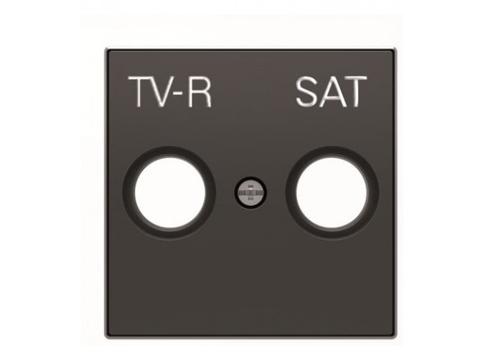 Центральна плата TV/R+SAT розетки ABB Sky 2CLA855010A1501 8550.1 NS (чорний оксамит)
