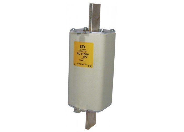 Запобіжник із бойком ETI 004110586 NH-1XL K gR-PV 200A 1100V DC (L/R=5ms)