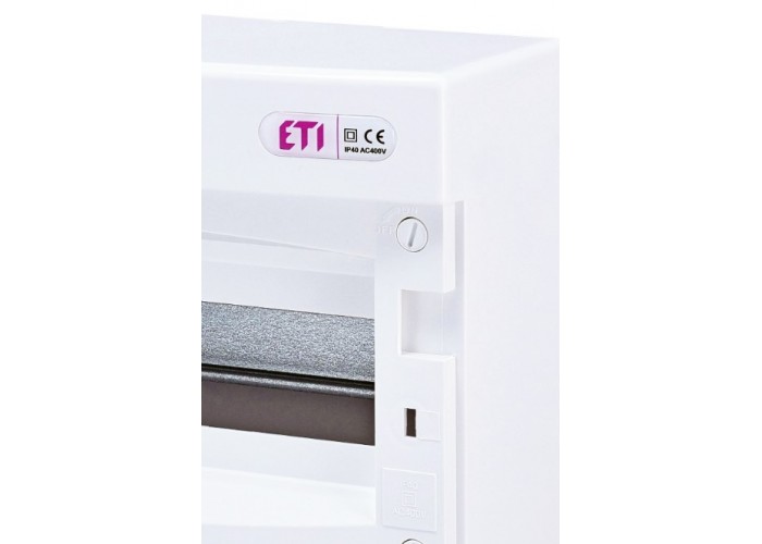 Зовнішній модульний щит ETI 001101001 ECT 12PT 12 М з прозорими дверцятами