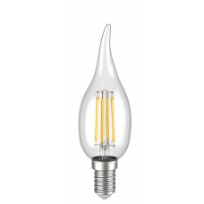 LED лампа IEK LLF-CB35-5-230-30-E14-CL CВ35 (свічка на вітрі) 5Вт 230В 3000К E14 серія 360°