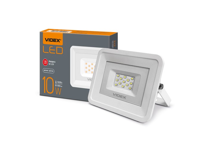 LED прожектор Videx Fe 10Вт 12В 5000K (VL-Fe105W-12V)