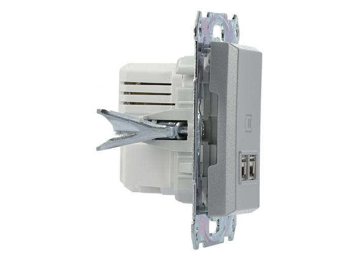 USB розетка Schneider Electric Asfora EPH2700261 (алюминий)