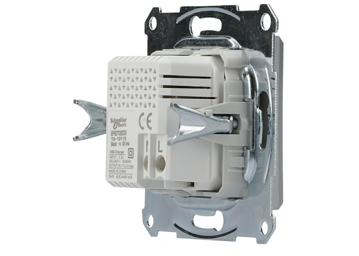 USB розетка Schneider Electric Asfora EPH2700261 (алюминий)