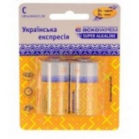 Батарейка лужна Аско-Укрем C.LR14.BL2 (блістер 2шт)