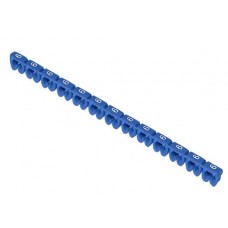 Блакитні кабельні маркери IEK UMK04-02-6 МКН-«6» 4мм² (1000шт/упак)