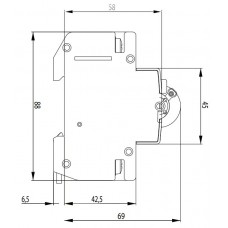 Диференціальний автомат ETI 002174924 KZS-4M 3p+NC 16/0.03 тип A (6kA)