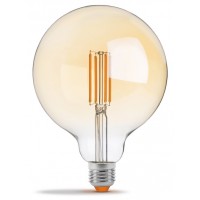 Димерна філаментна лампа Videx Filament G125FASD E27 5Вт 2200K (VL-G125FASD-05272) бронза