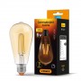 Диммована філаментна лампа Videx Filament ST64FAD E27 6Вт 2200K (VL-ST64FAD-06272) бронза