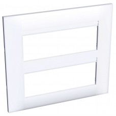 Дворядна рамка Schneider Electric Altira ALB44658 3х45 (біла)