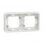 Горизонтальна 2-постова рамка Schneider Electric MUR39101 IP55 (біла)