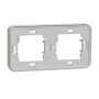 Горизонтальна 2-постова рамка Schneider Electric MUR39101 IP55 (біла)