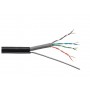 Кабель Logicpower Cat. 5e UTP 4x2x0.50мм CU 305м. зі сталевим дротом 1x1.4мм