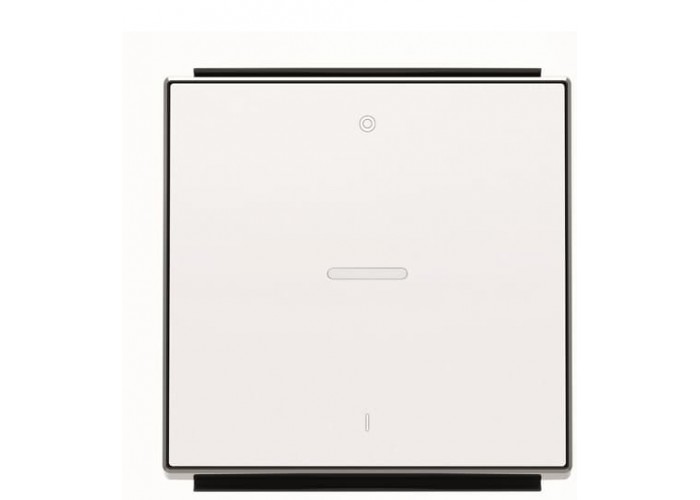 Клавіша вимикача ABB Sky 2CLA850140A1101 8501.4 BL з лінзою 0/I (білий)