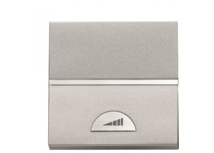Клавішний світлорегулятор ABB Zenit 2CLA226000N1301 N2260 PL (срібло)