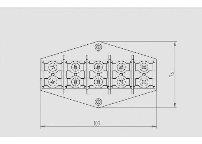 Клеммник ELEKTRO-PLAST 5х16 мм² (0966-00)
