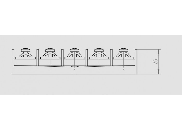 Клеммник ELEKTRO-PLAST 5х16 мм² (0966-00)
