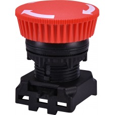 Кнопка-модуль грибок ETI 004771290 EGM-TR (відключення поворотом червона)