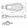 Консольний LED світильник Videx 30Вт 5000K IP65 (VL-SLE15-306)