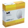 Круглий LED світильник IEK ДПБ 1003 24Вт 4000K IP20 білий (LDPB0-1003-24-4000-K01)