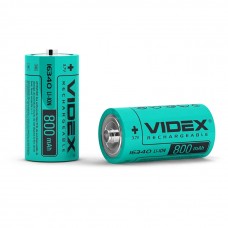 Літій-іонний акумулятор Videx 16340 800мАч (16340/800/1B) без захисту 1 шт