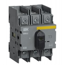 Модульний вимикач IEK MVR20-3-063 ВРМ-2 3P 63А