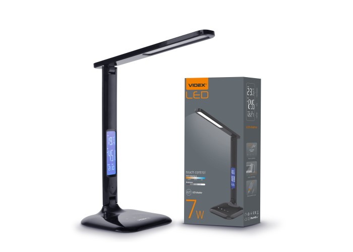 Настільний LED світильник Videx 7Вт 3000-5500K (VL-TF05B)