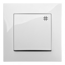 Одноклавішний перехресний вимикач Elektro-Plast Carla 1715-10 (білий)