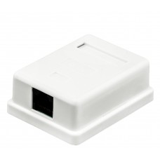 Однопортова розетка LogicPower LP2303 (LP-212) RJ-45 Cat.5e FTP
