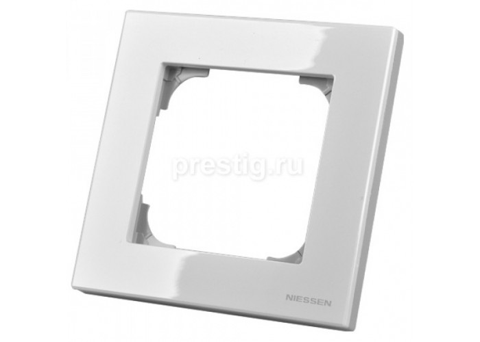 Однопостова рамка ABB Sky 8571 BL (біла)